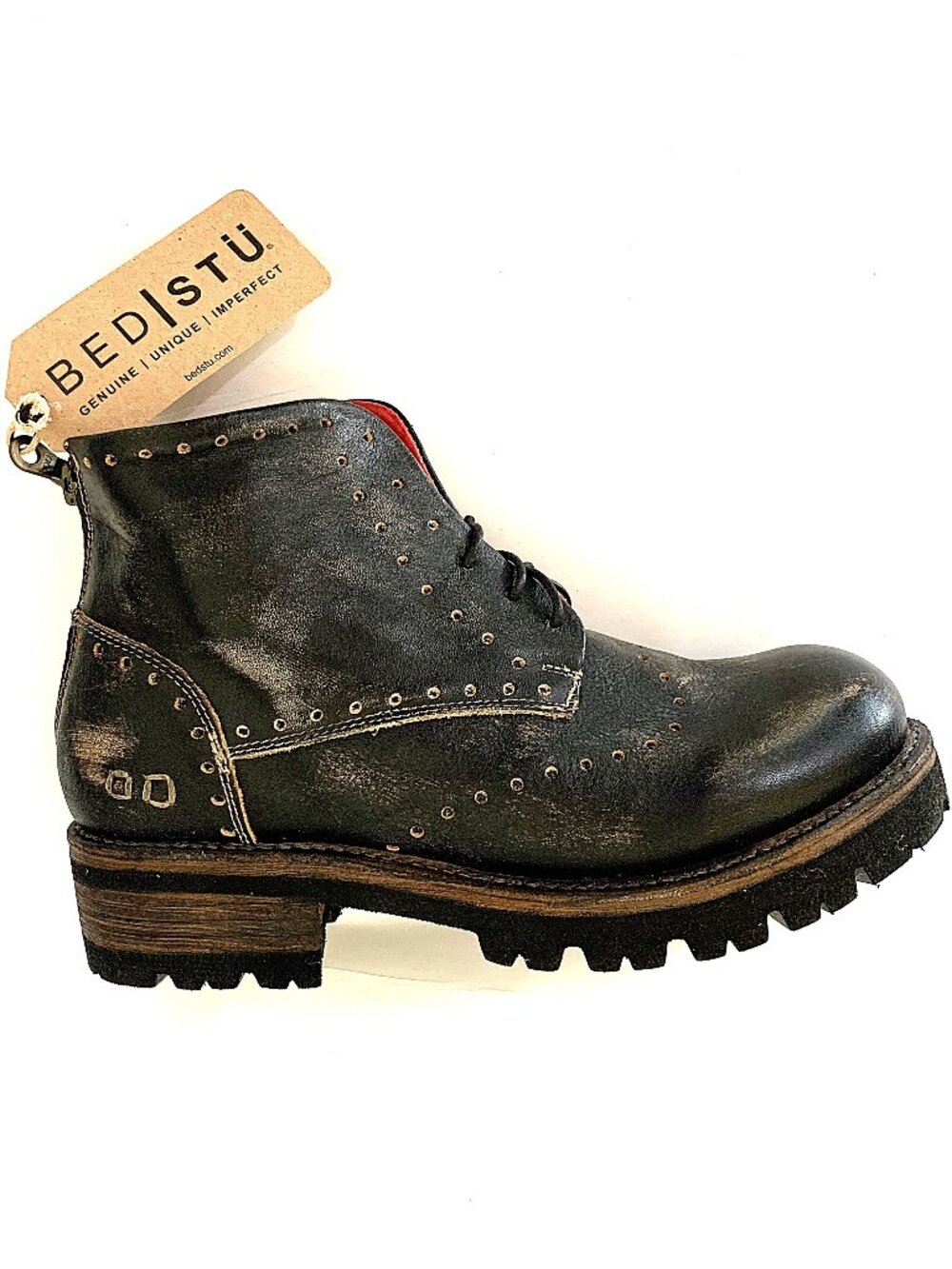 BED|STU QUATRO III Booties - Black Wash- - Picture 8 of 15